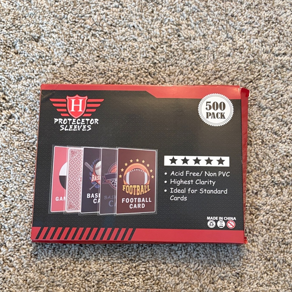 H Protector Sleeves 500 Pack
